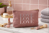 Velvet make up bag