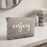 Velvet make up bag