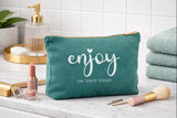 Velvet make up bag