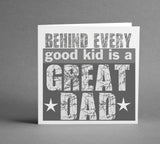 Great Dad square card