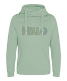 Dusky Green Urban Hoodie Hello Hoodie