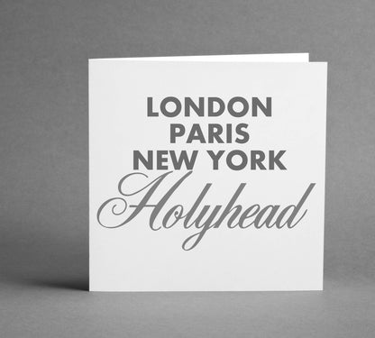 Personalised Sparkle City square card