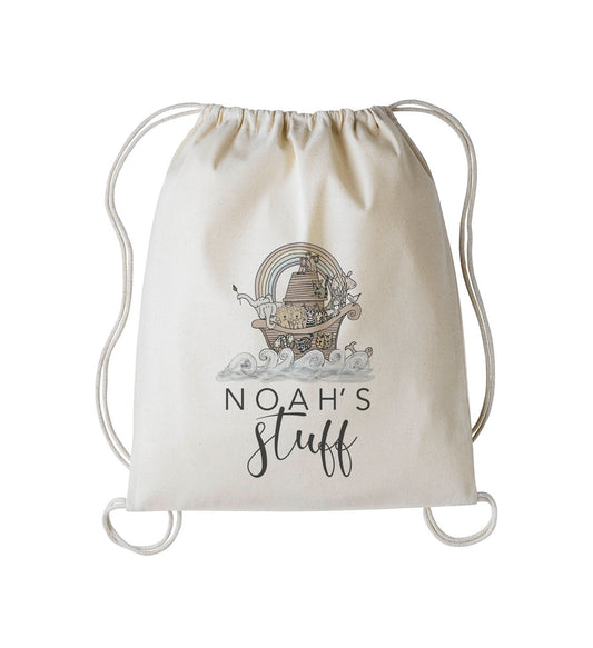 Noah's Ark Drawstring bag