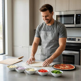 Grey Cotton Apron - select your own design