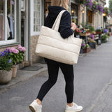 Jola Quilted Tote Bag