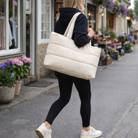 Jola Quilted Tote Bag