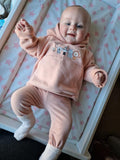 Peachy Pink Cute Animals Toddler Hoodie