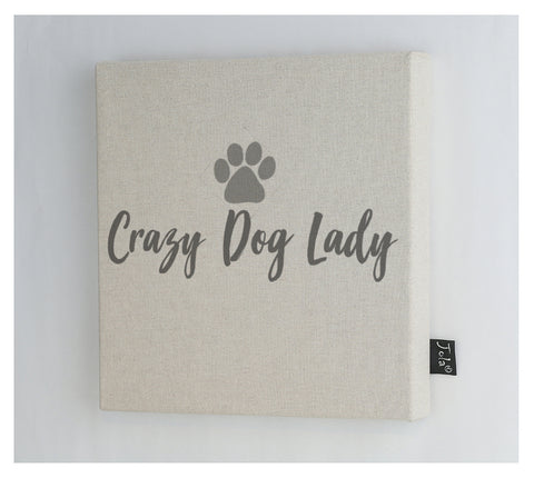 Crazy dog lady Canvas