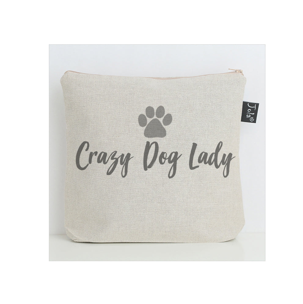 Crazy Dog Lady wash bag