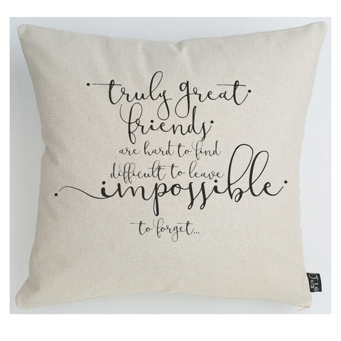 Truly Great friends cushion 17