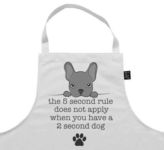 5 second rule Dog Apron