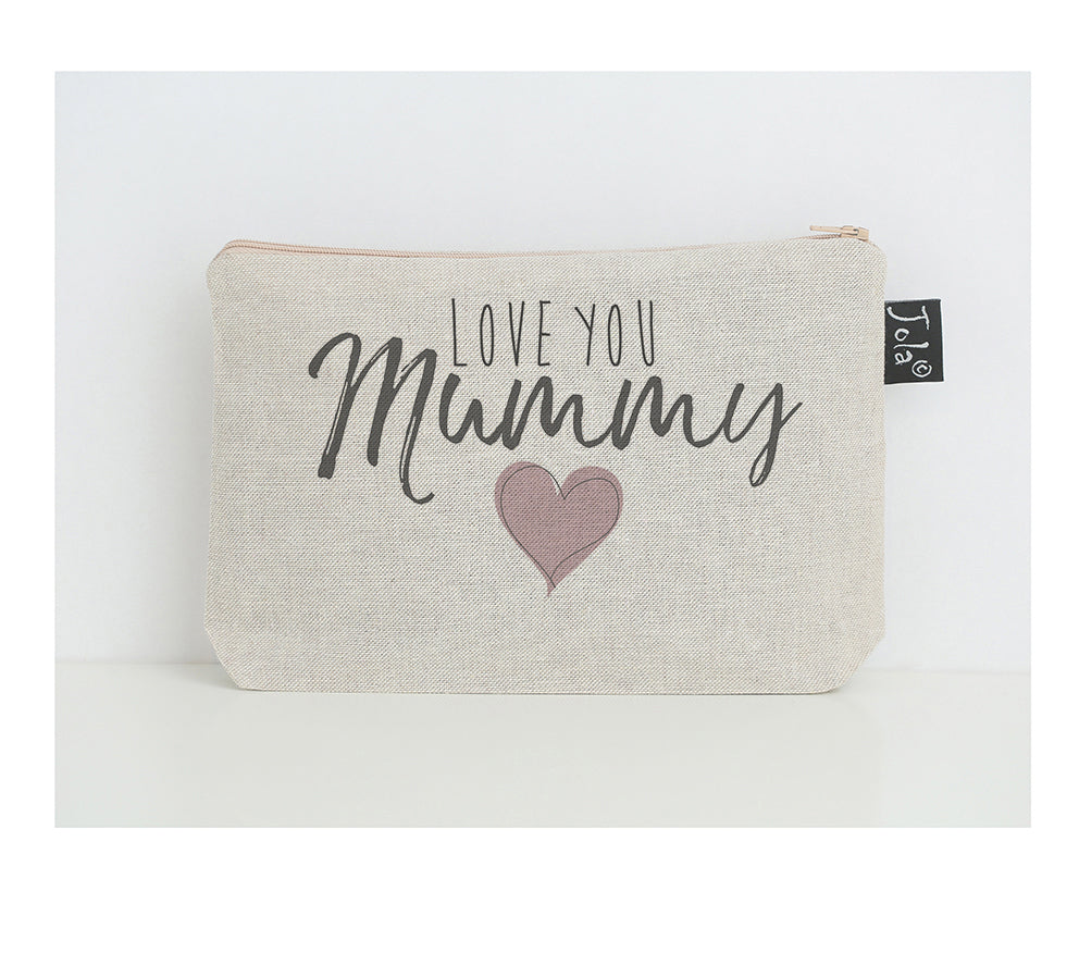 Love you Mummy make up bag