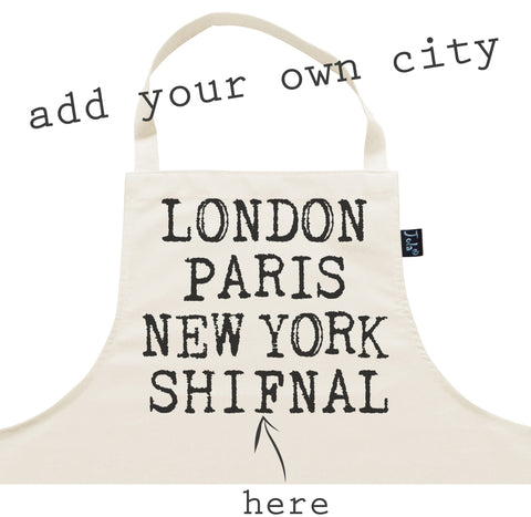 Personalised City Retro Apron