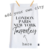 City Vogue Personalised tea towel