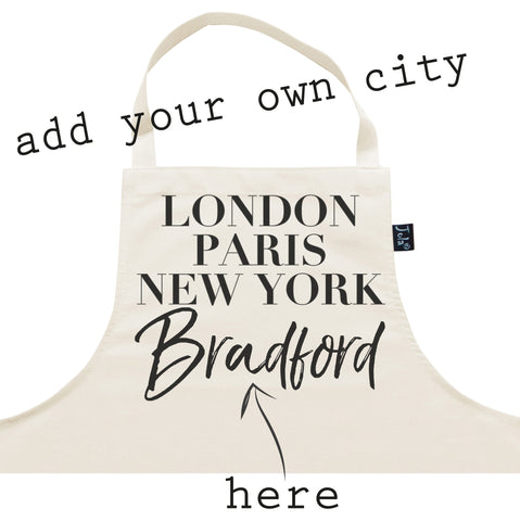 Personalised City Vogue Apron