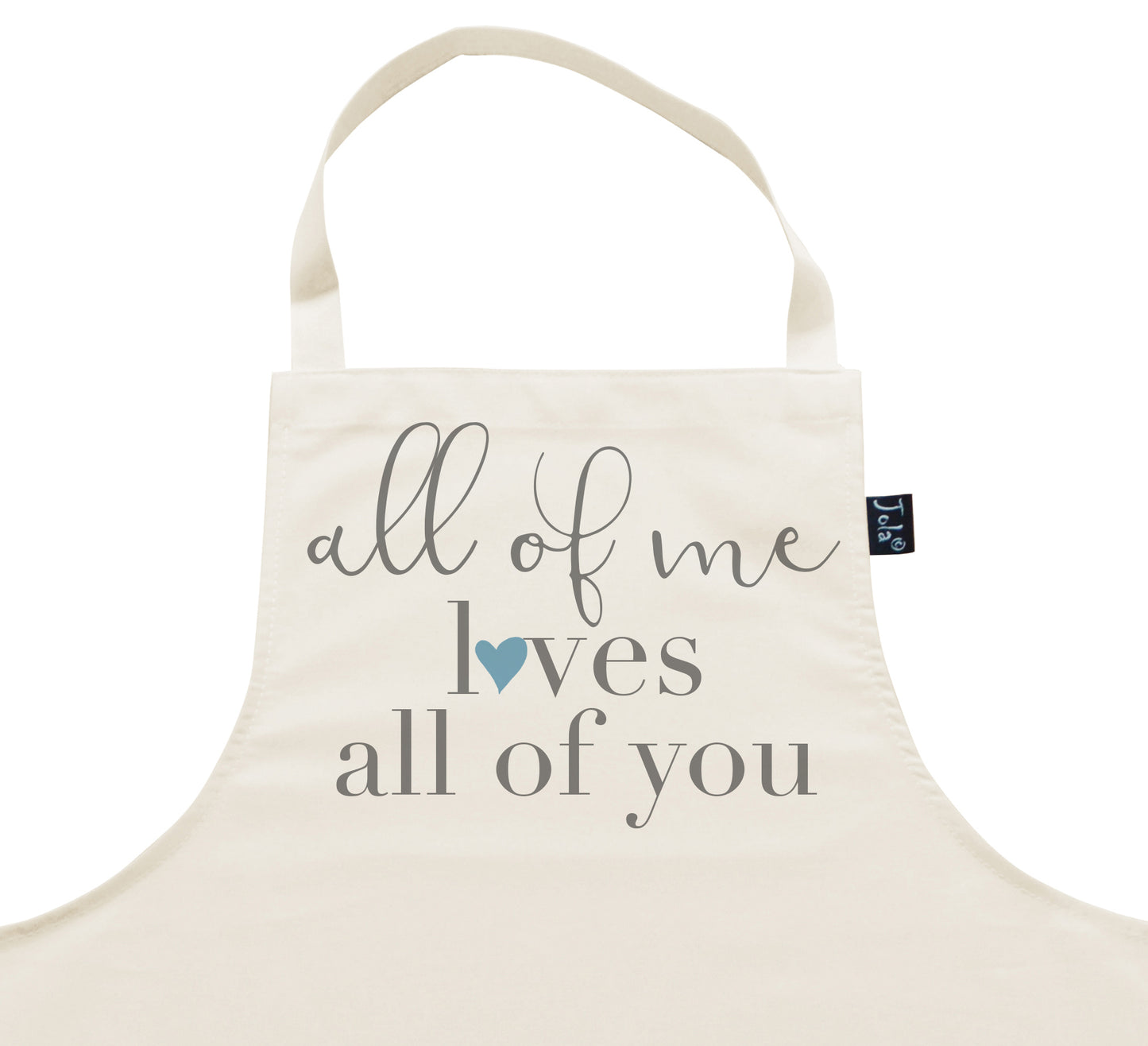 All of me loves all of you Apron