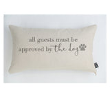 Approved by the Dog cushion