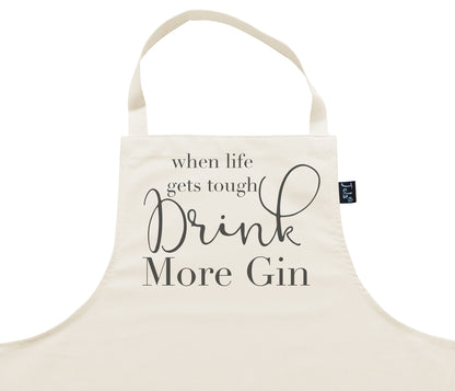 Drink More Gin Apron