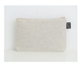 Petite Doodles - linen make up bag