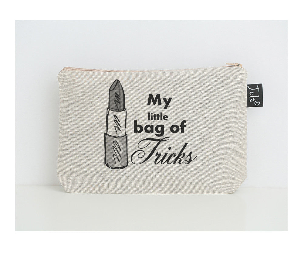 My little Bag of Tricks small make up bag - Jola Designs