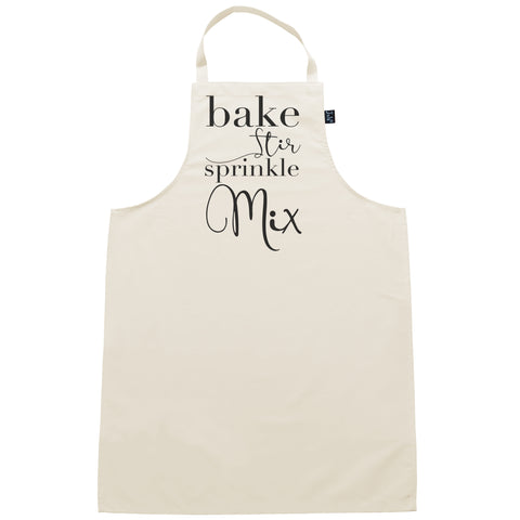 Bake Stir Sprinkle Mix Apron