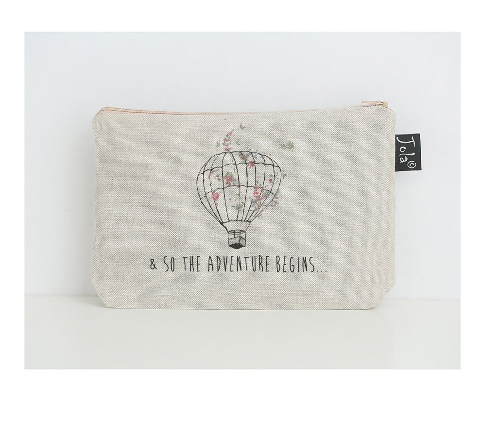 Balloon Adventure small make up bag
