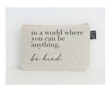 Be Kind small make up bag