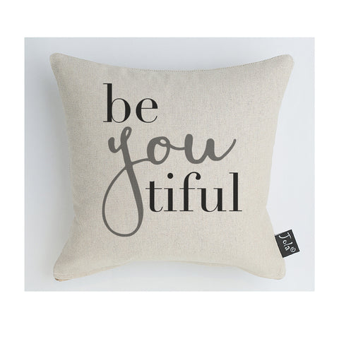 BeYouTiful grey Cushion