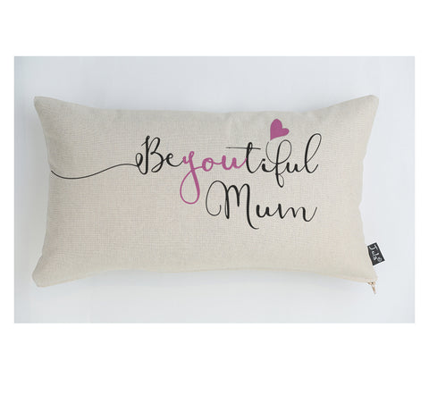 BeYouTiful Mum Cushion pink