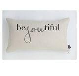 BeYouTiful grey Cushion