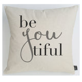BeYouTiful grey Cushion