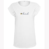 Cotton Cuffed T Shirt Bee Kind