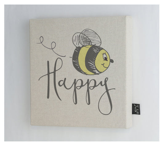Bee Happy canvas frame