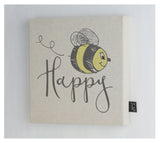 Bee Happy canvas frame