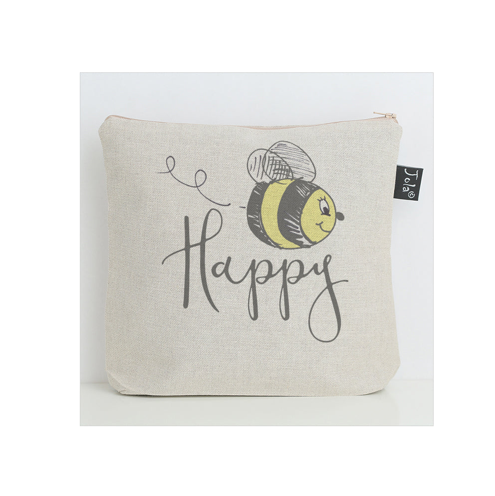 Bee Happy washbag