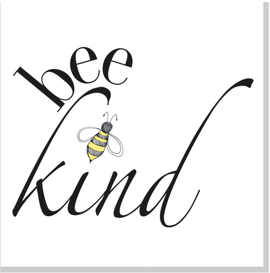 Bee Kind square card