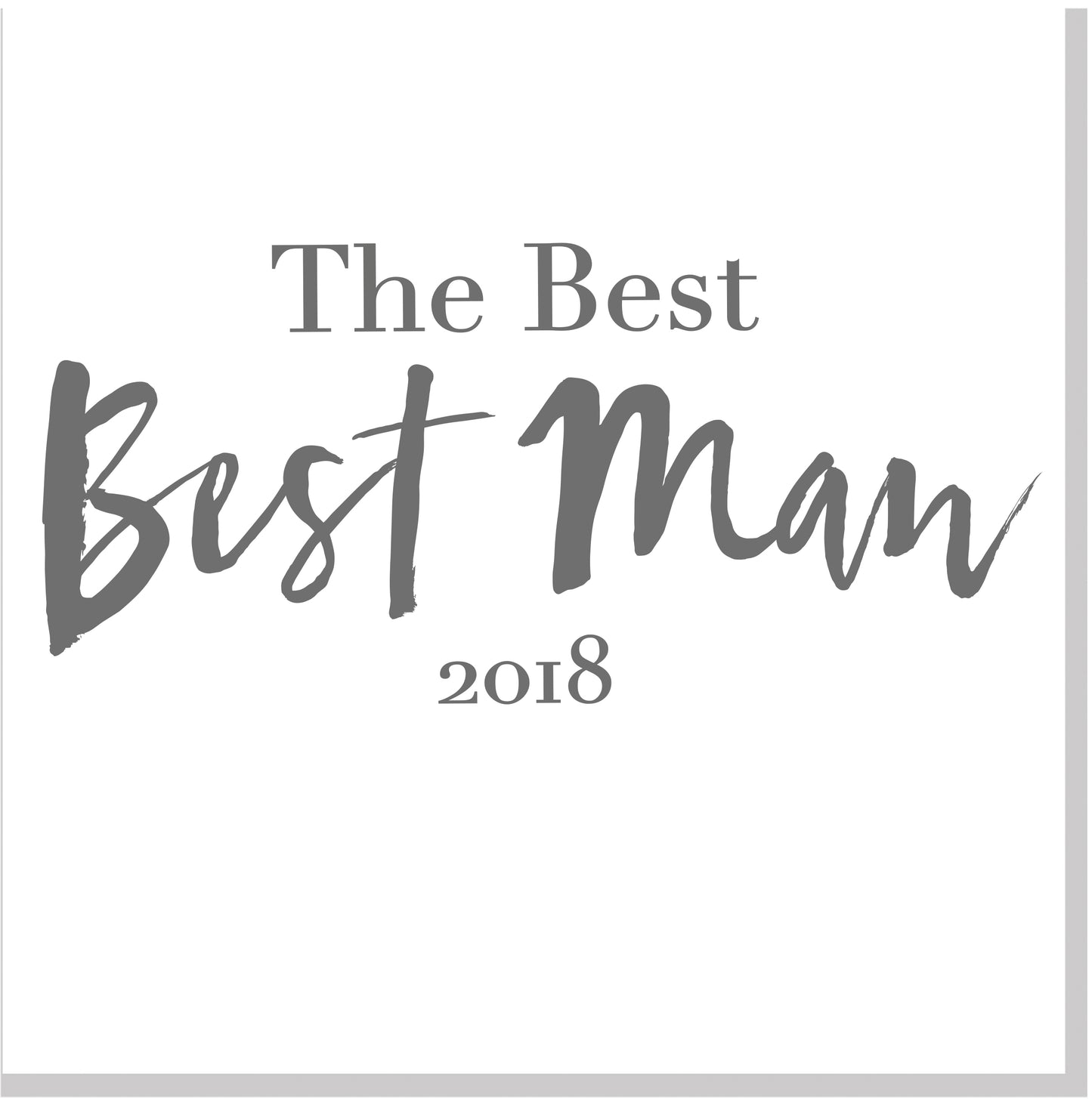 The Best Man 2018 Wedding square card
