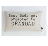 Best Dads get promoted cushion