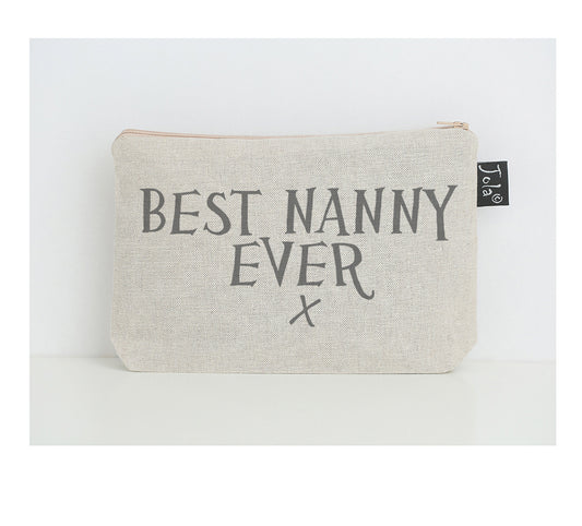 Best Nanny Ever make up bag