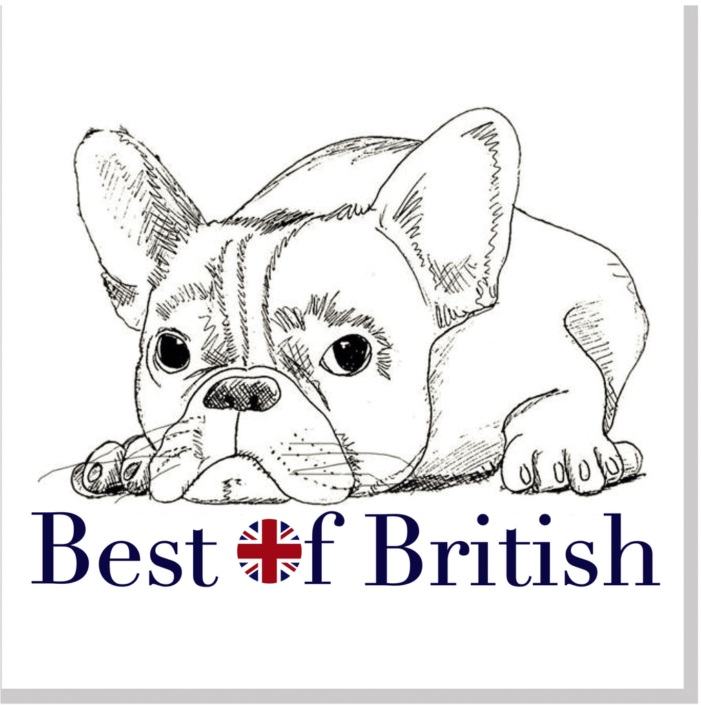 Best of British square card