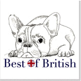 Best of British square card