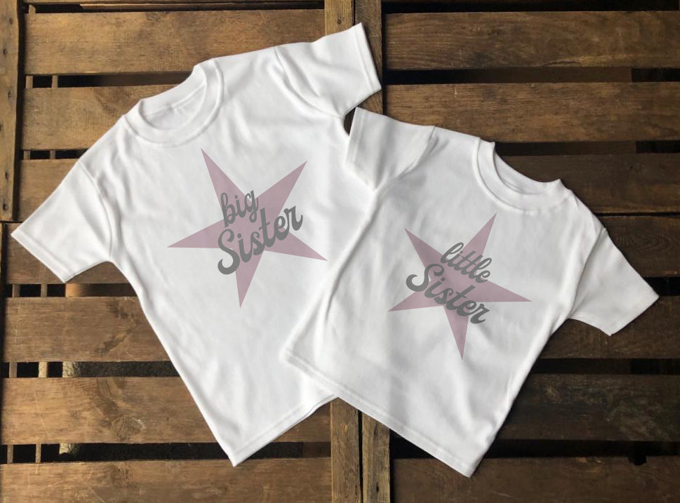 Cotton Kids T shirt for Sisters