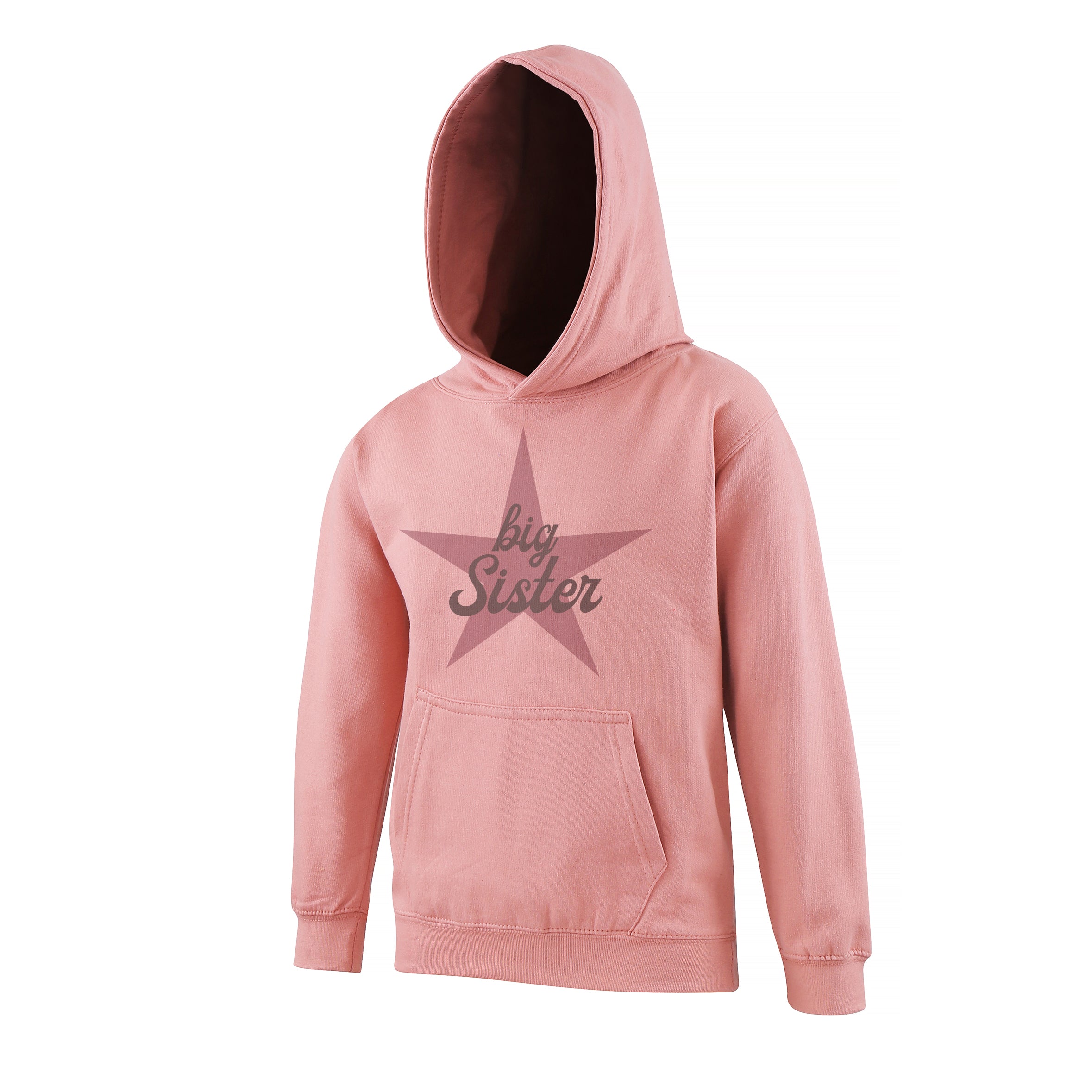 Cotton Kids Hoodie Big Sister Star Jola Designs