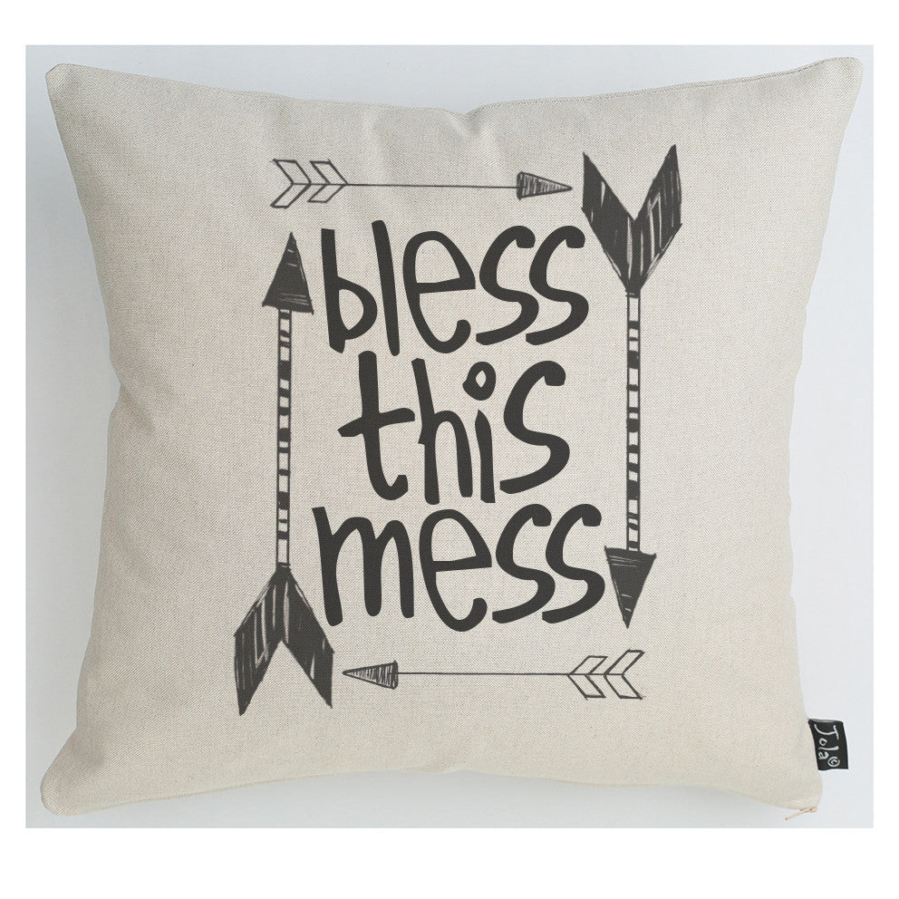 Bless This Mess cushion - Jola Designs