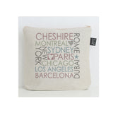 Personalised Block City wash bag