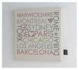 Personalised Block City Canvas Frame