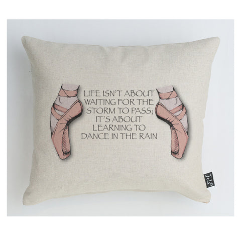 Ballet Shoes Dance Cushion