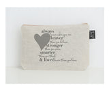 Braver small make up bag heart