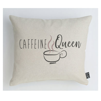 Caffeine Queen cushion