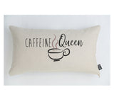 Caffeine Queen cushion